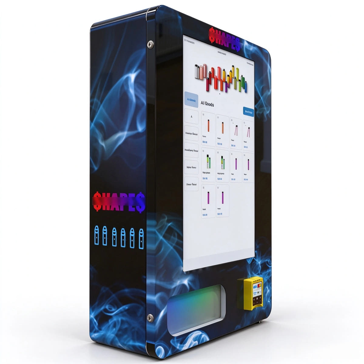 32” Wall-Mounted Smart Vape Vending Machine with Age Verification ID Scanner