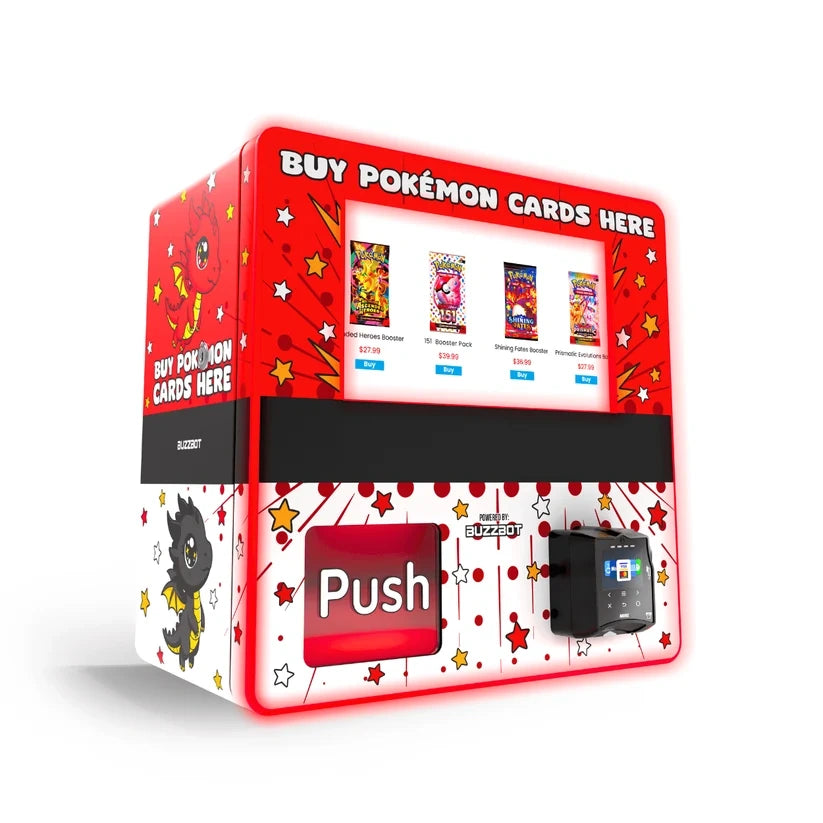 Compact Wall-Mounted & Desktop Pokémon & TCG Trading Card Vending Machine KOLTCG119