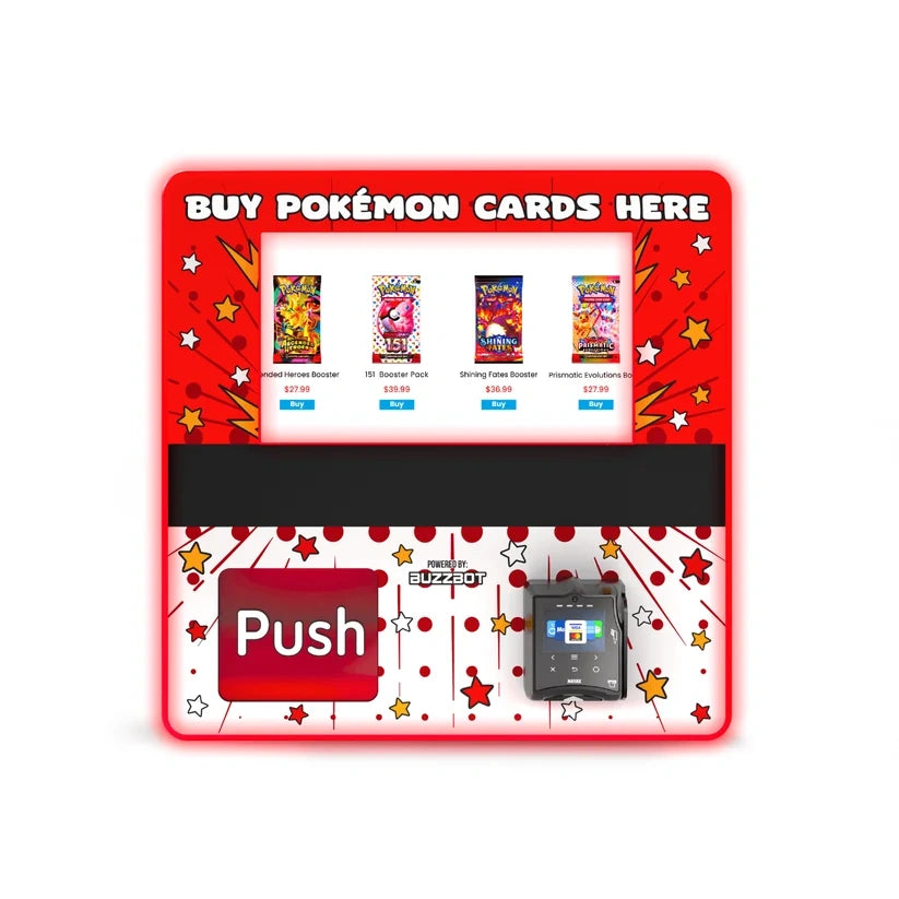 Compact Wall-Mounted & Desktop Pokémon & TCG Trading Card Vending Machine KOLTCG119