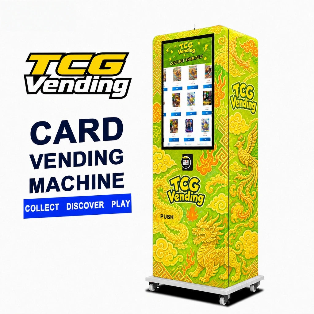 Free Standing High-Capacity Pokémon & TCG Trading Card Vending Machine KOL03TCG