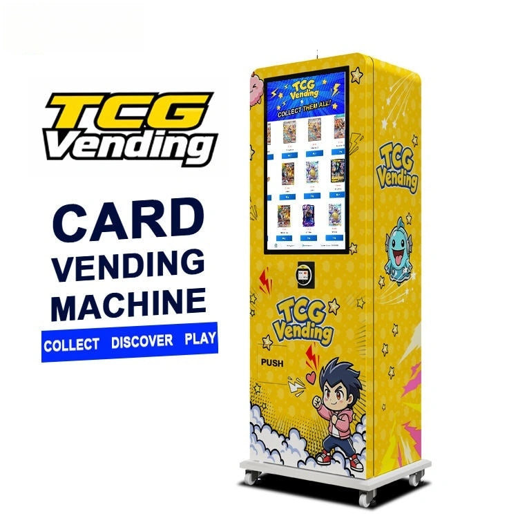 Free Standing High-Capacity Pokémon & TCG Trading Card Vending Machine KOL03TCG