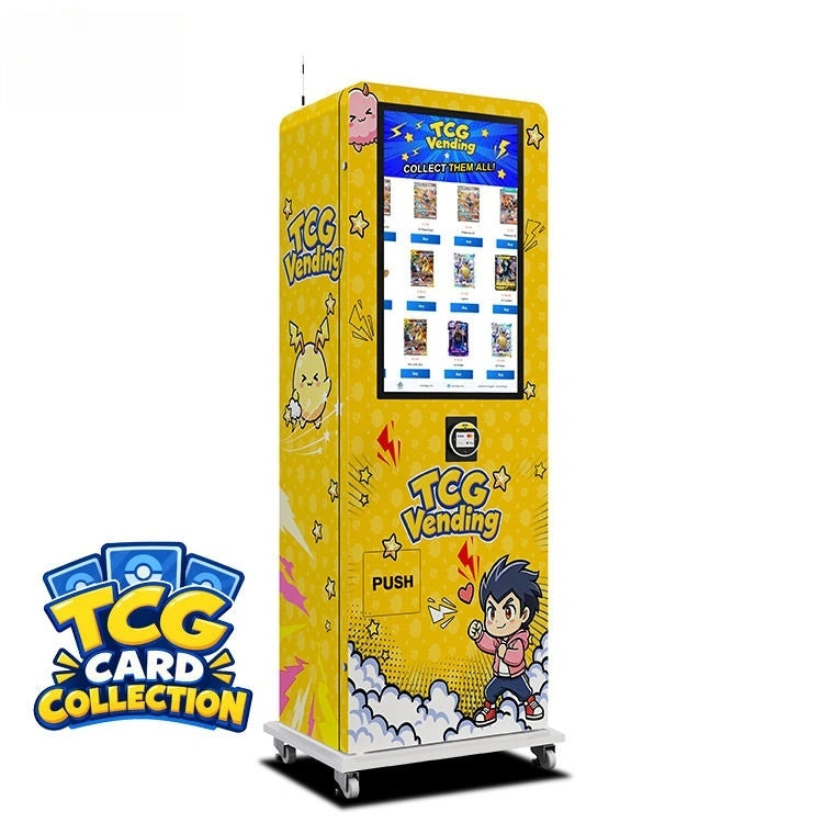 Free Standing High-Capacity Pokémon & TCG Trading Card Vending Machine KOL03TCG