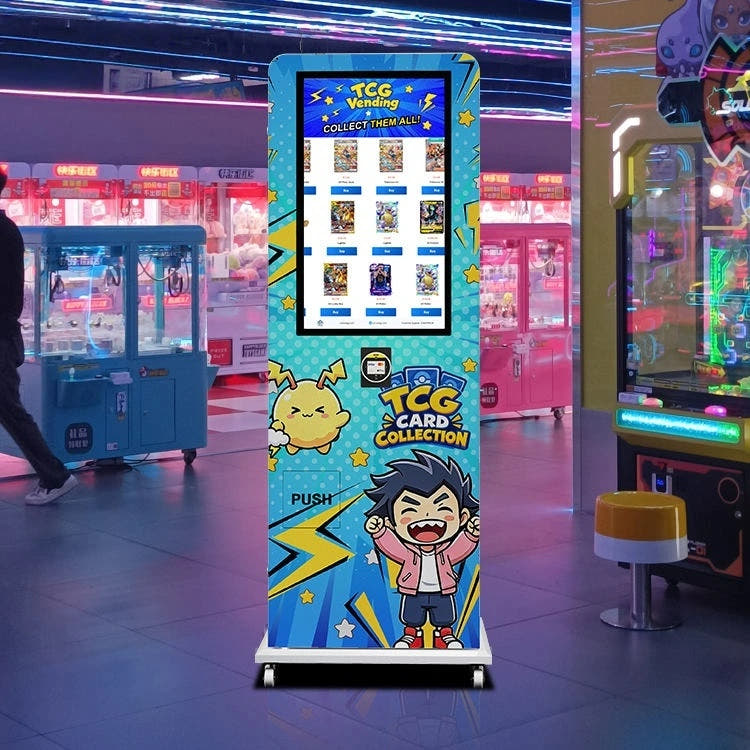 Free Standing High-Capacity Pokémon & TCG Trading Card Vending Machine KOL03TCG