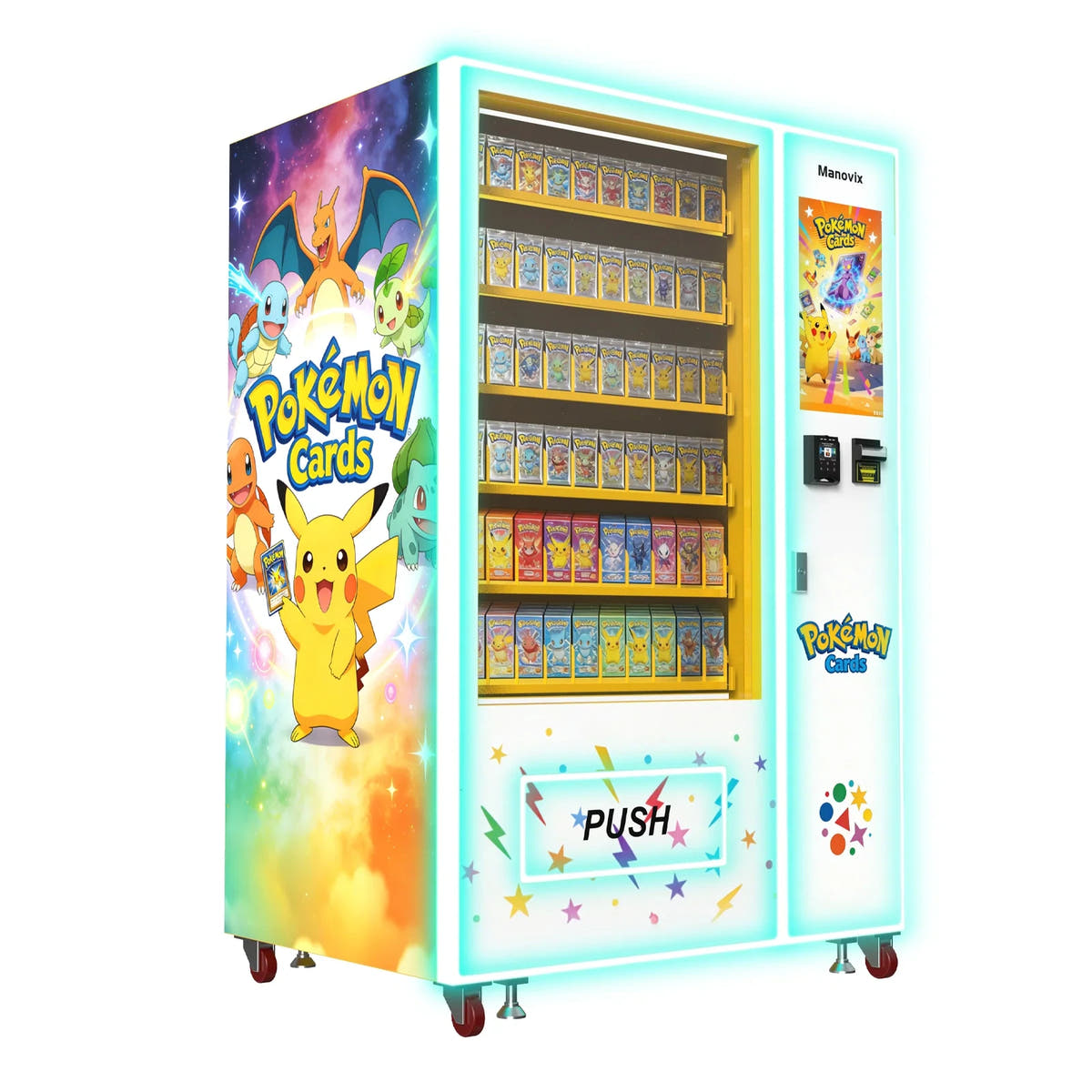 High-Capacity Large Pokémon & TCG Trading Card Vending Machine KOLTCG04