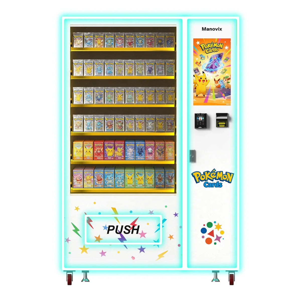 High-Capacity Large Pokémon & TCG Trading Card Vending Machine KOLTCG04