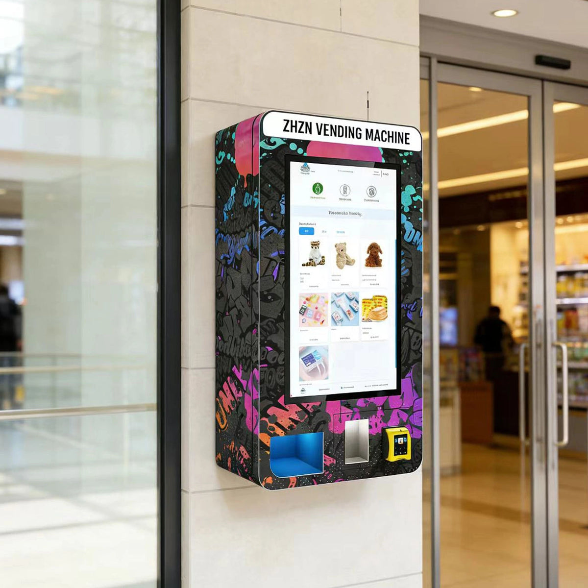 Mini Wall-Mounted Vape Vending Machine KOL04