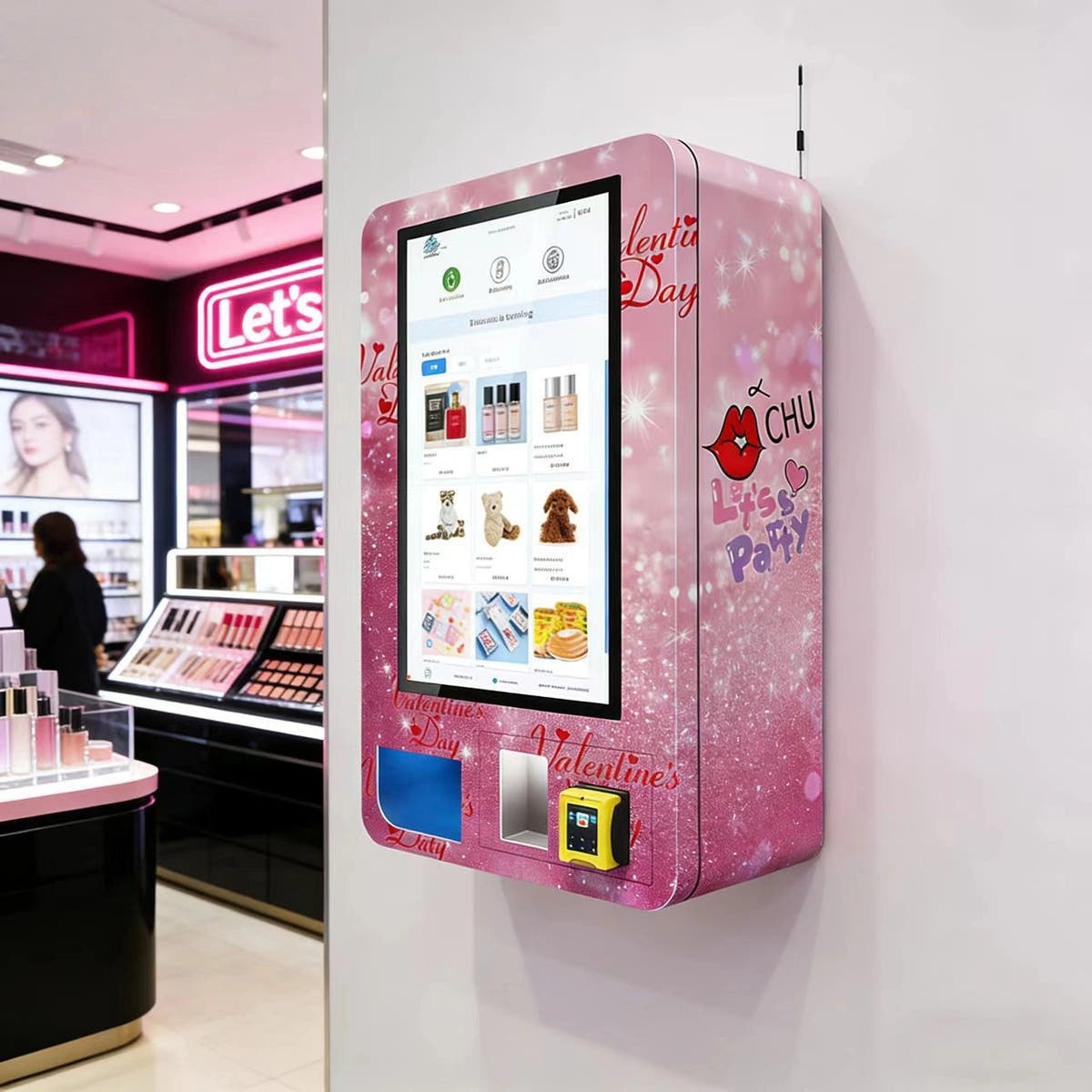 Mini Wall-Mounted Vape Vending Machine KOL04